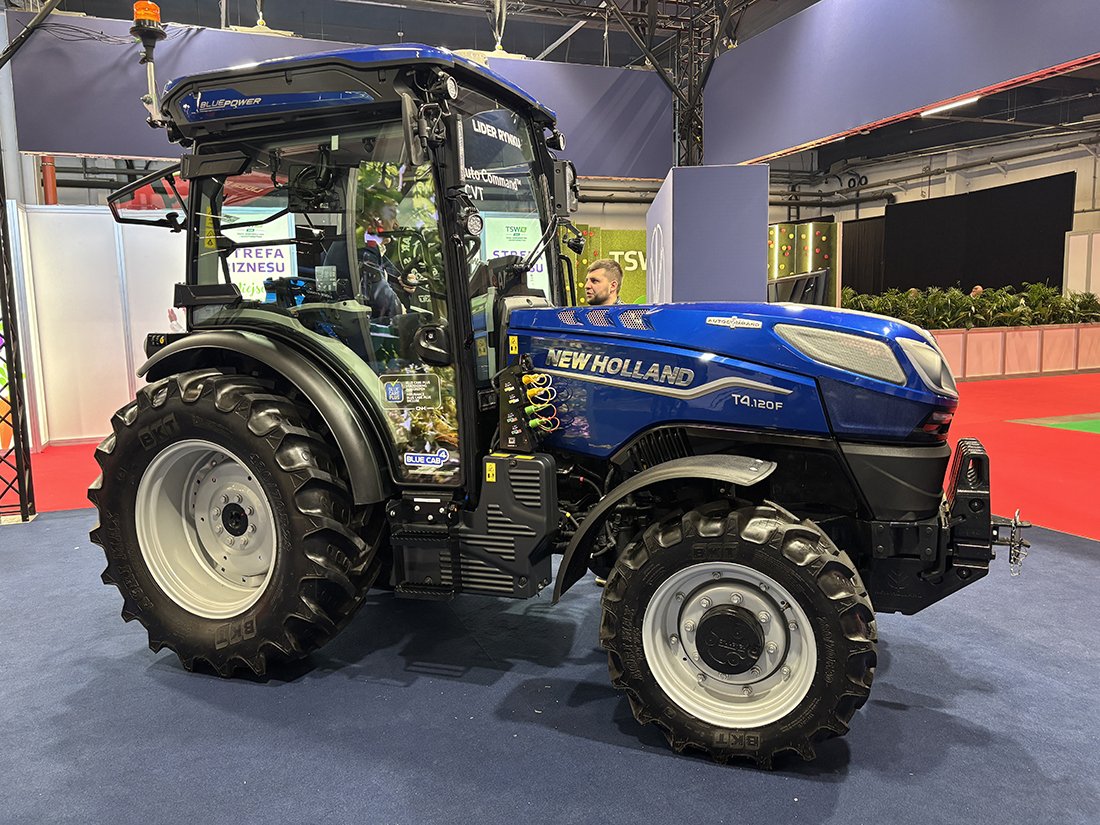 New Holland T4.120F Auto Command – Rolnictwo precyzyjne w sadzie